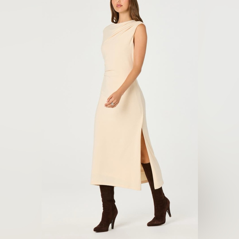 ASTR THE LABEL HACCI BUTTERCREAM MIDI DRESS - Picture 3 of 8